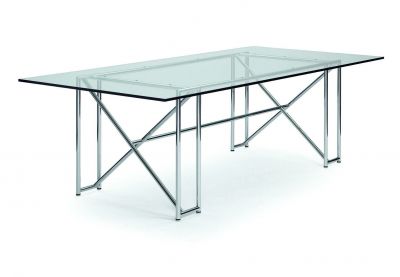 Double X Tisch Esche schwarz 230 x 110 ClassiCon